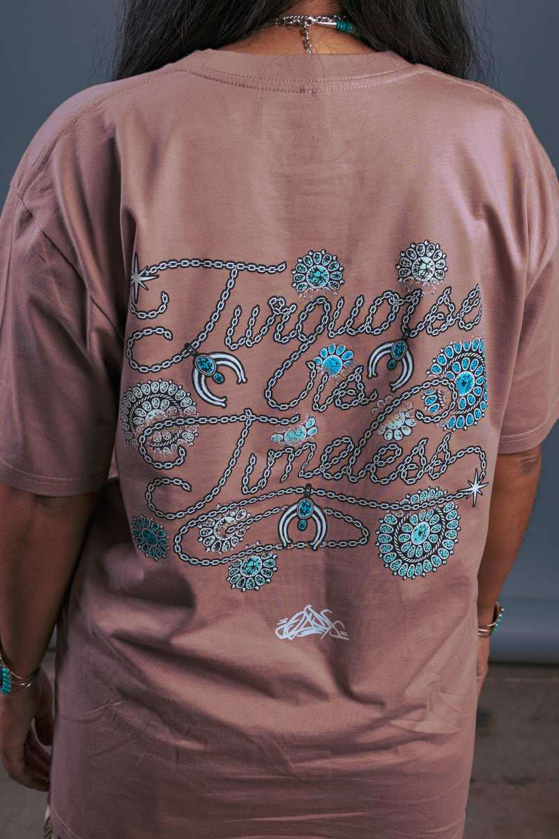 Turquoise is Timeless Men's Hazy Pink Tee – OXDX Clothing