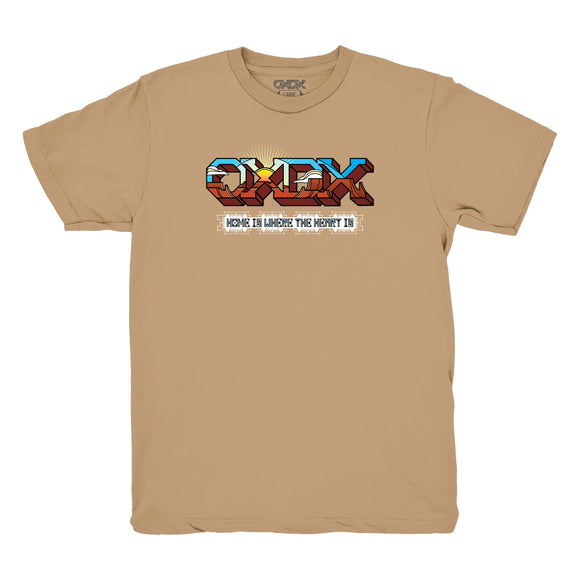 Home Sunrise Men’s Tee (Khaki)