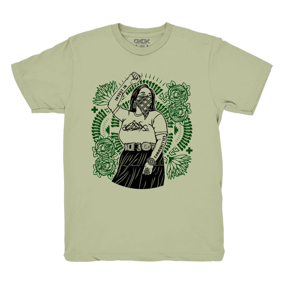 Invest in Communities - Desert Floral (Khaki)
