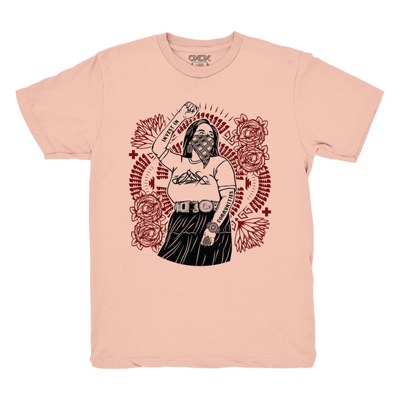 Invest in Communities - Desert Floral (Peach)