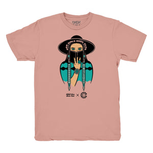 NDN Girls Book Club Tee (Desert Pink)