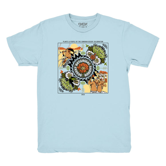 Desert Botanical Garden Plants & People Tee (Chambray)