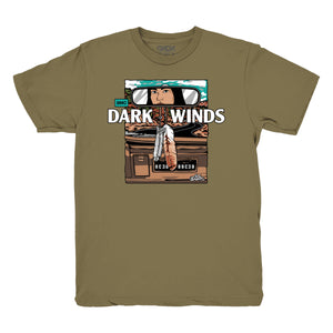 Silver Feather Military Green Tee