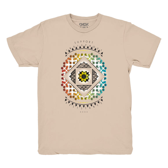 Support Indigenous Resistance Tee (Cream)