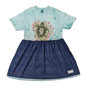"Turtle Island" Baby Doll T-shirt Dress (Large)