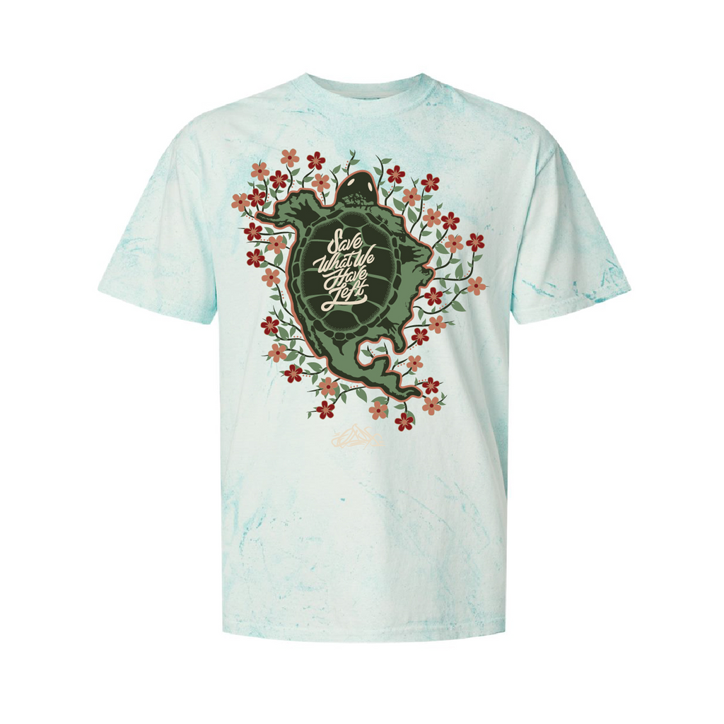 Turtle Island Tee (Seaglass)