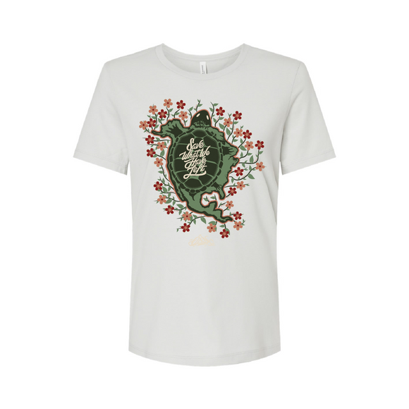 Turtle Island Tee (New Silver)