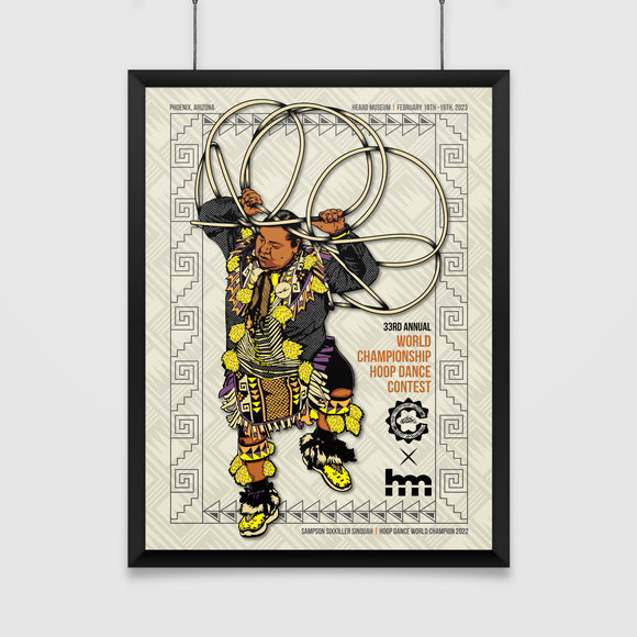 2023 HOOP DANCE CHAMPIONSHIP (Art Print)
